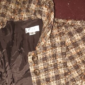 LOFT Brown Tweed Blazer